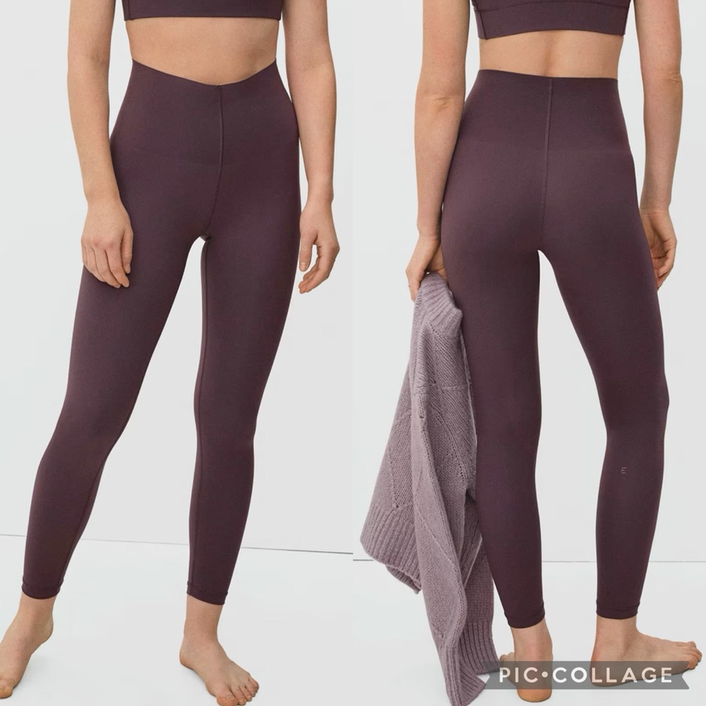 Everlane Women's Leggings - Deep Plum